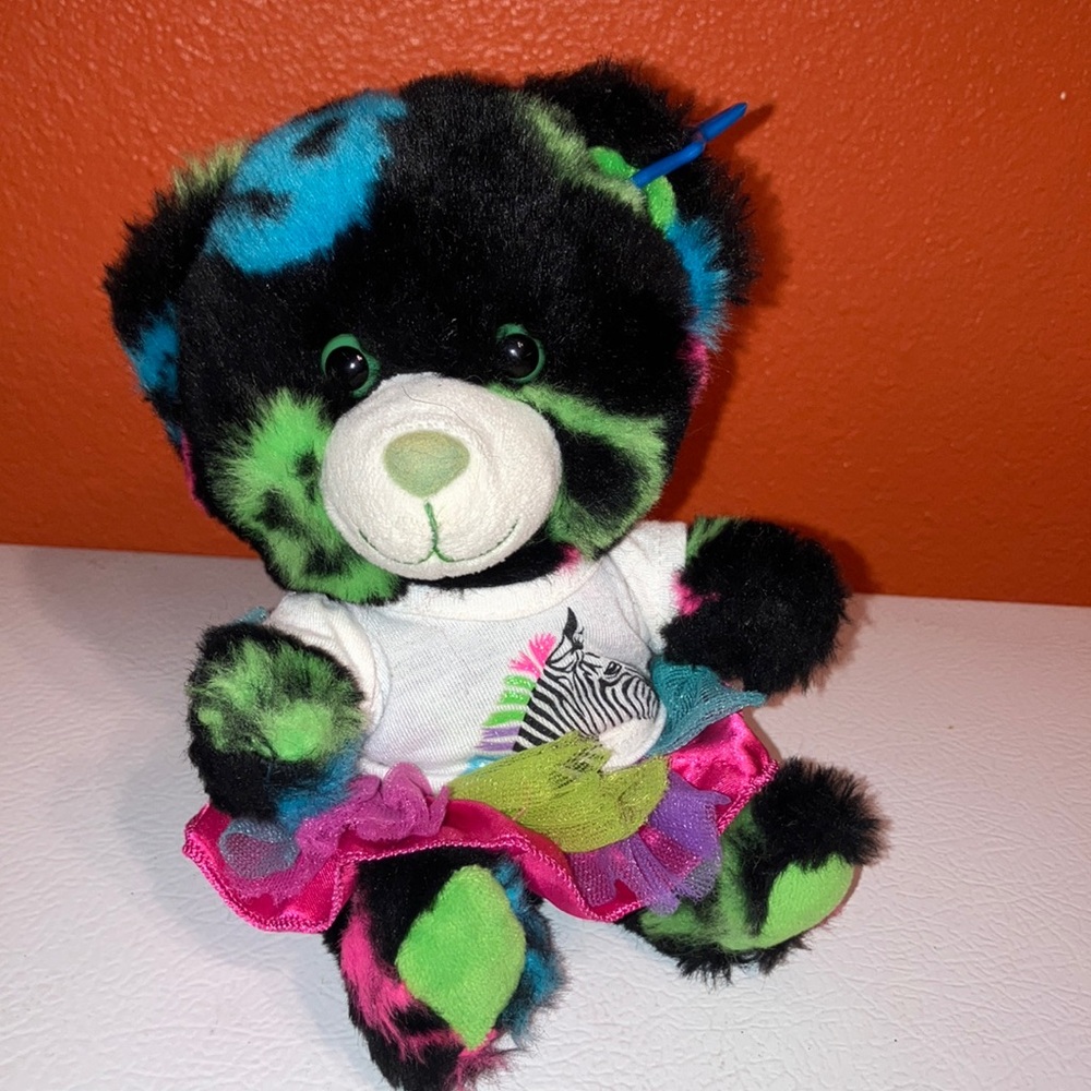 Build-A-Bear Smallfrys Limited Edition with original clothes and an earring.